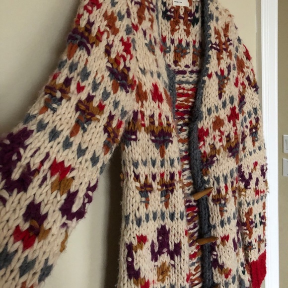 Chunky Knit Toggle Button Cardigan by Sleeping Sno - Picture 5 of 6